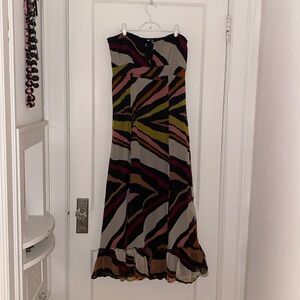 Multicolor Jenny Han Women's Strapless Maxi Dress
